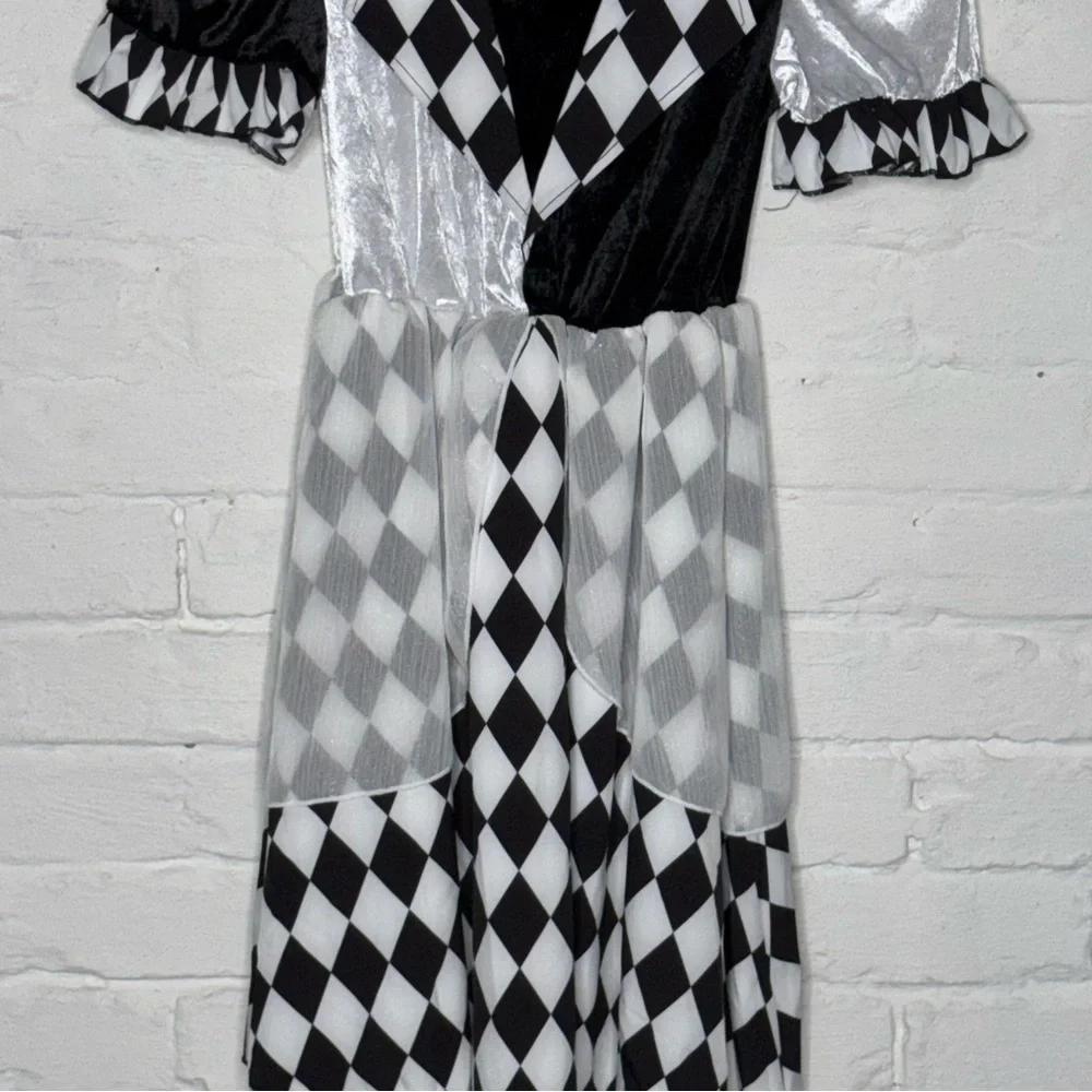 Girl’s Harlequin Costume Dress L